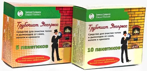 средство для очистки дымоходов "трубочист экспресс" (10шт по 10г)
