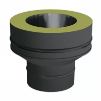 переходник конус моно-термо vbr d=120/220, aisi 321/439, 0,8/0,5 мм black (вулкан)